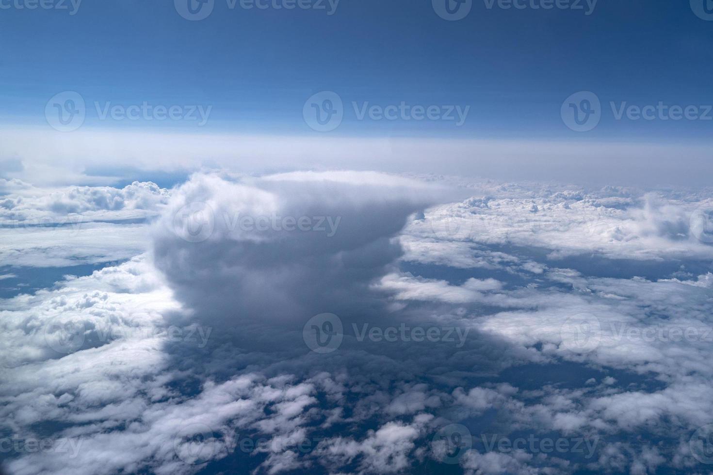 Atomic nuclear war bomb explosion like cloud photo