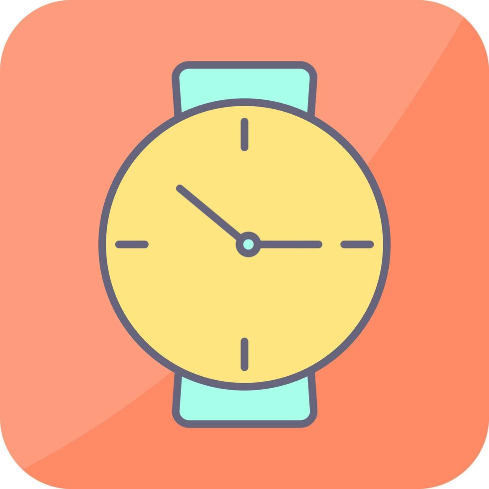 icono de vector de reloj de pulsera