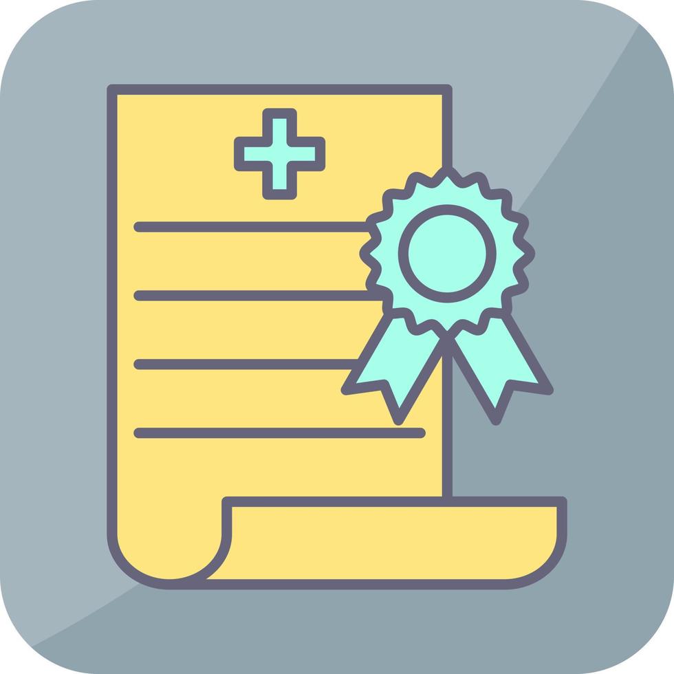 death Certificate Vector Icon