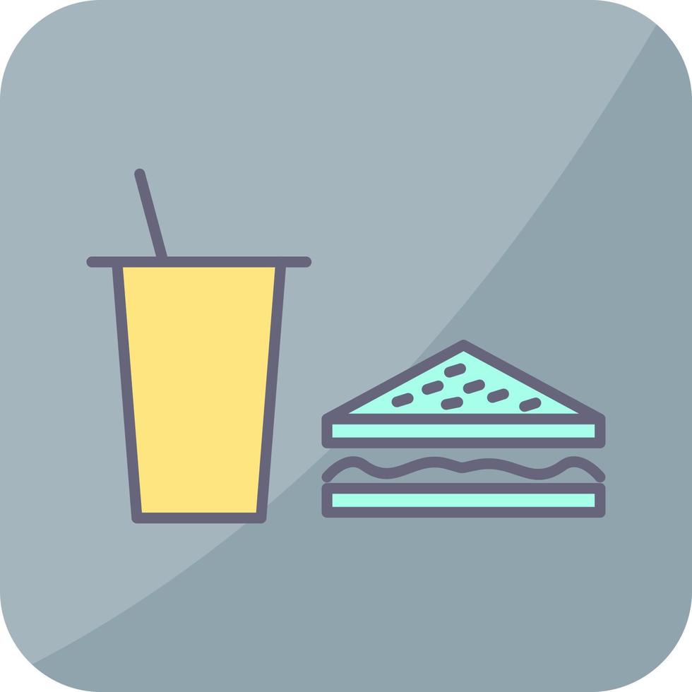 Unique Lunch Vector Icon