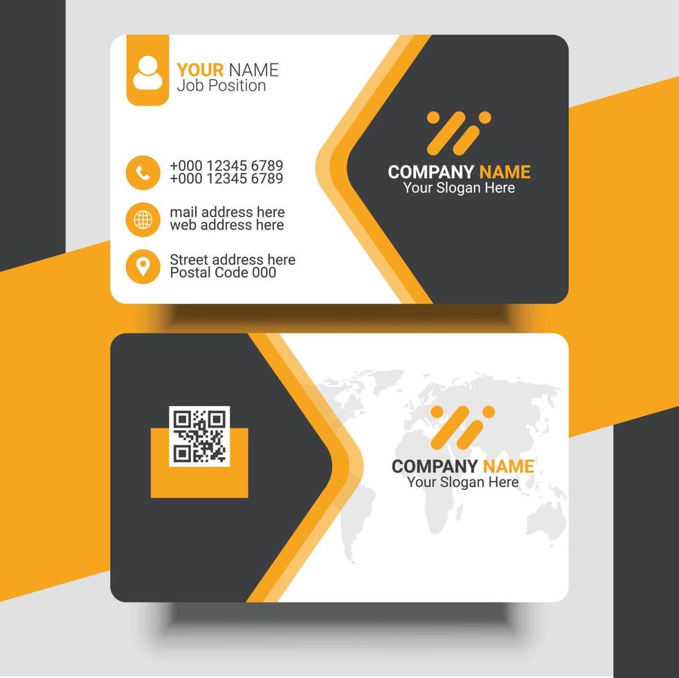 Creative Modern Professional Business Card Template vector