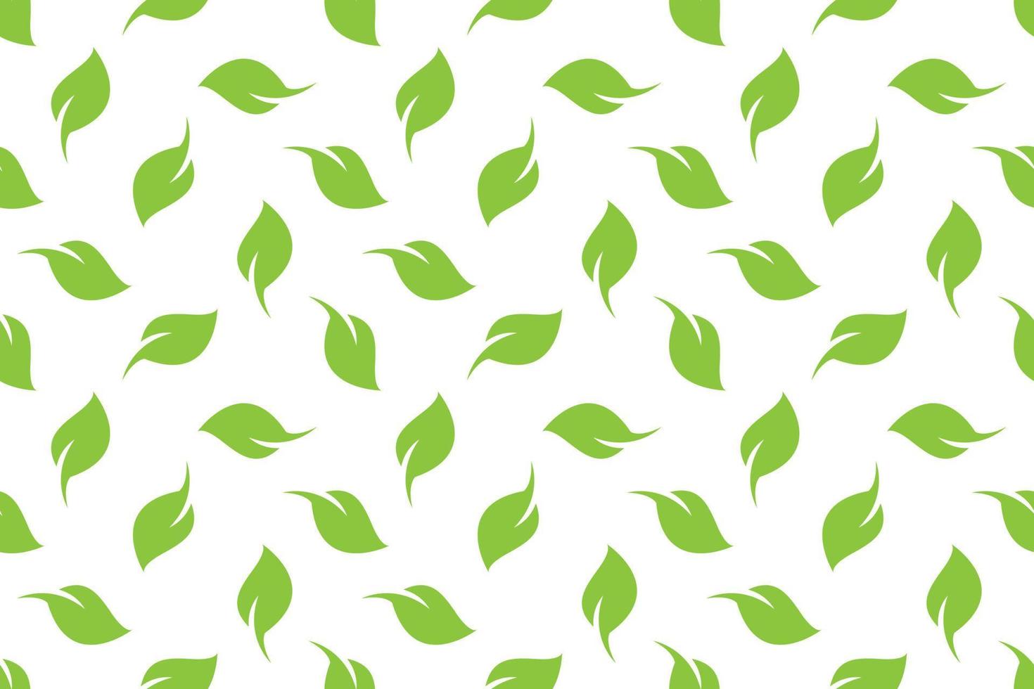 Leaf seamless pattern background vector design