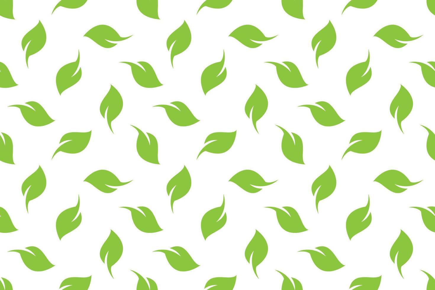 Leaf seamless pattern background vector design