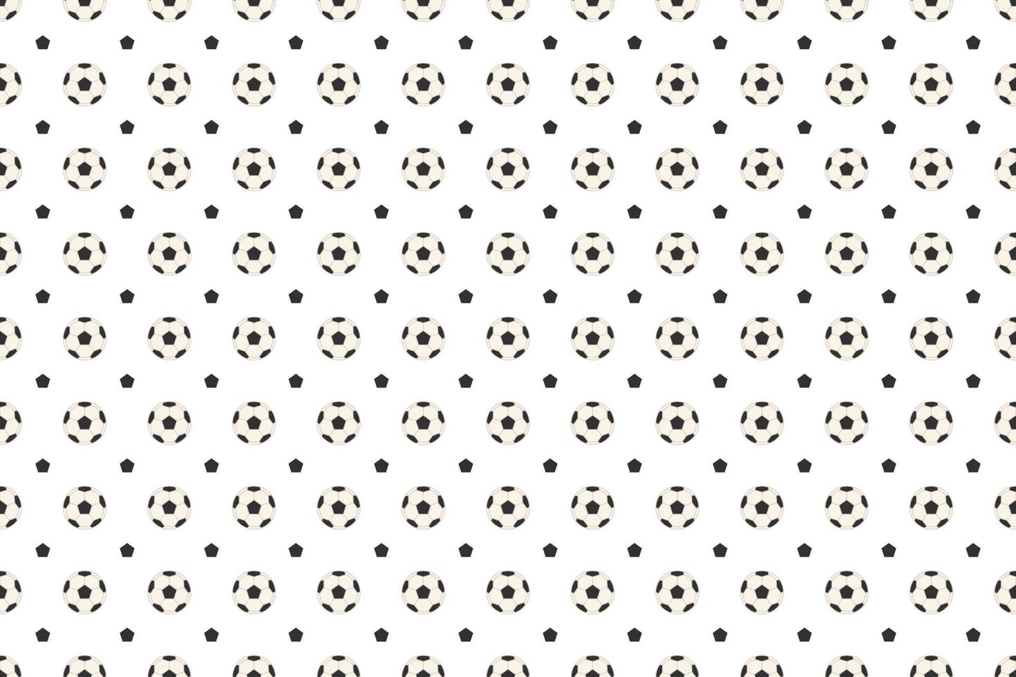 Football seamless pattern on white background vector design