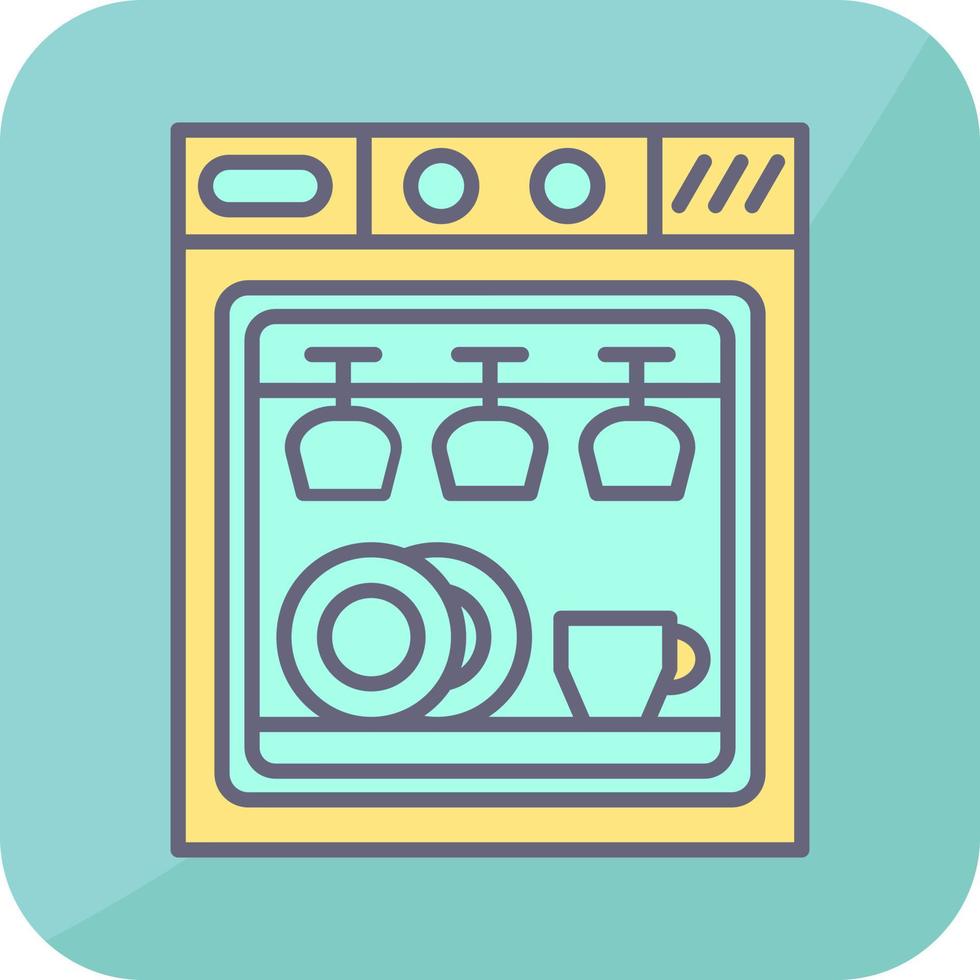 Dishwasher Vector Icon