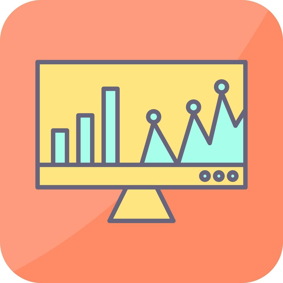 Online Stats Vector Icon