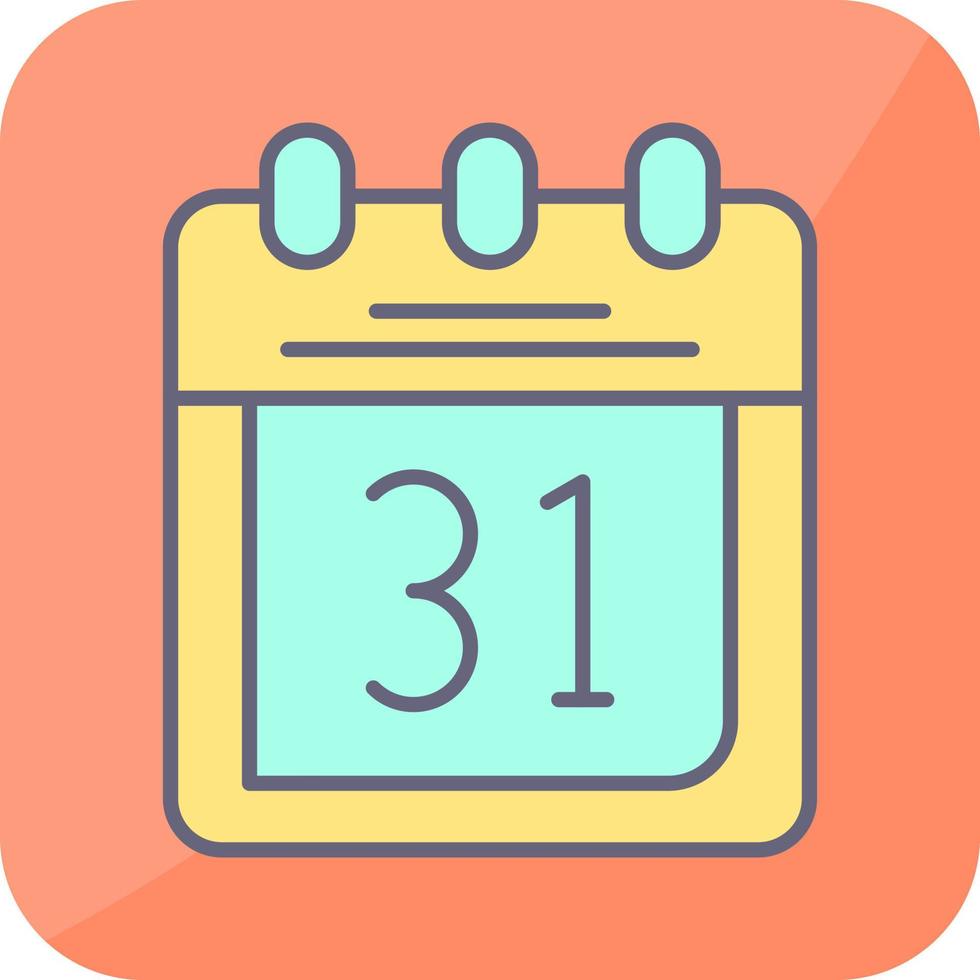 icono de vector de calendario