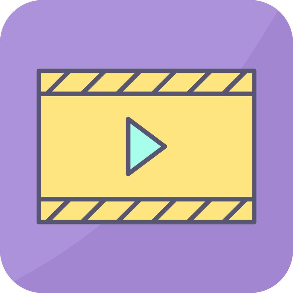 Unique Video and Animation Vector Icon