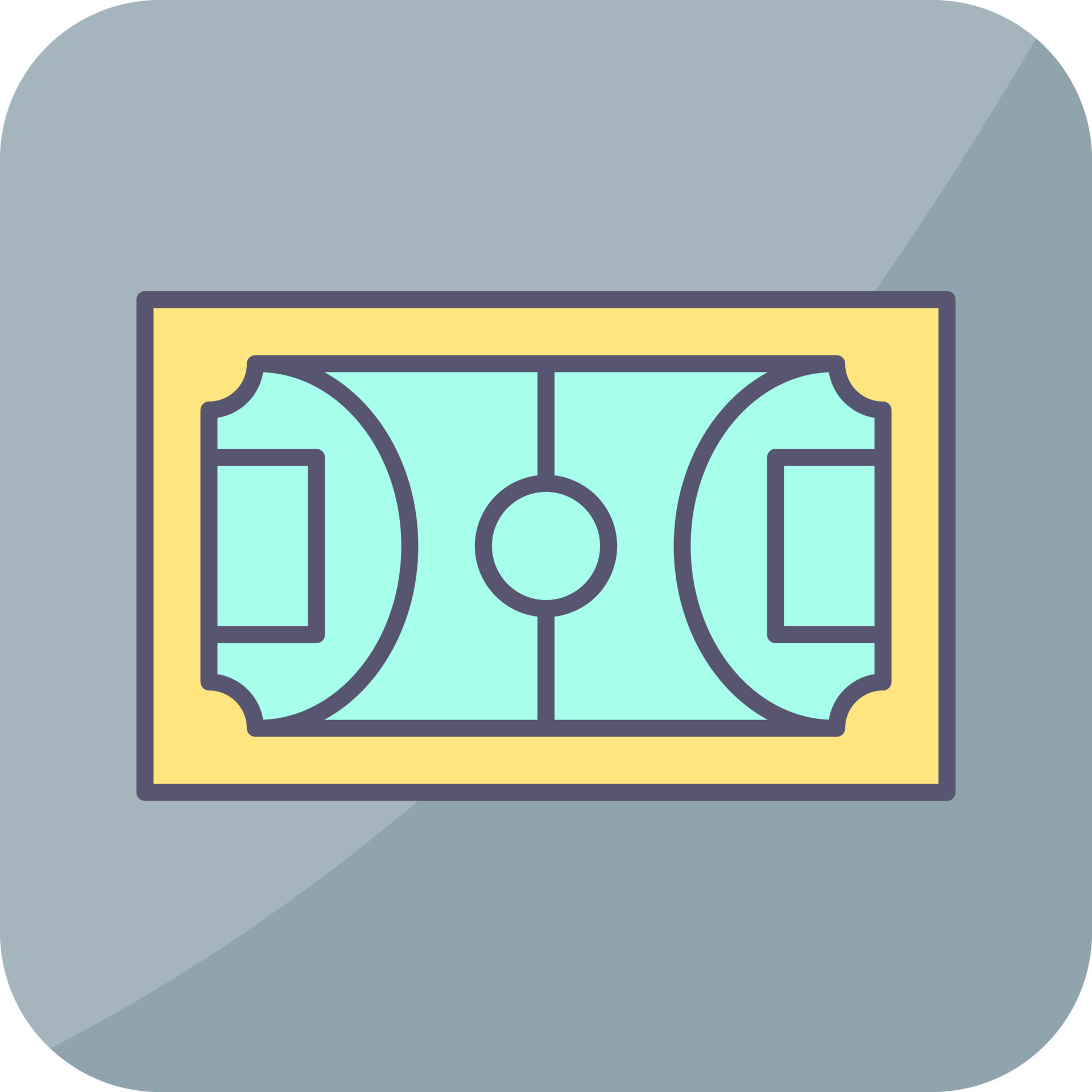 Football Field Vector Icon 18756287 Vector Art at Vecteezy