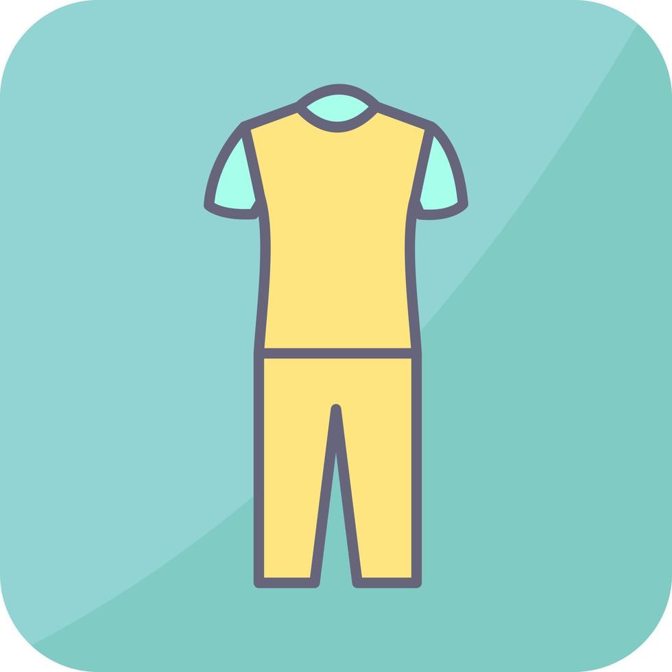 Pyjamas Suit Vector Icon