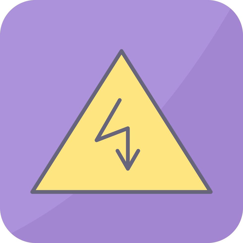 Unique Electricity Danger Vector Icon