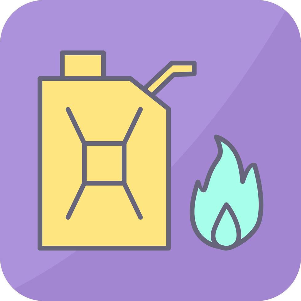 Unique Fuel to Fire Vector Icon