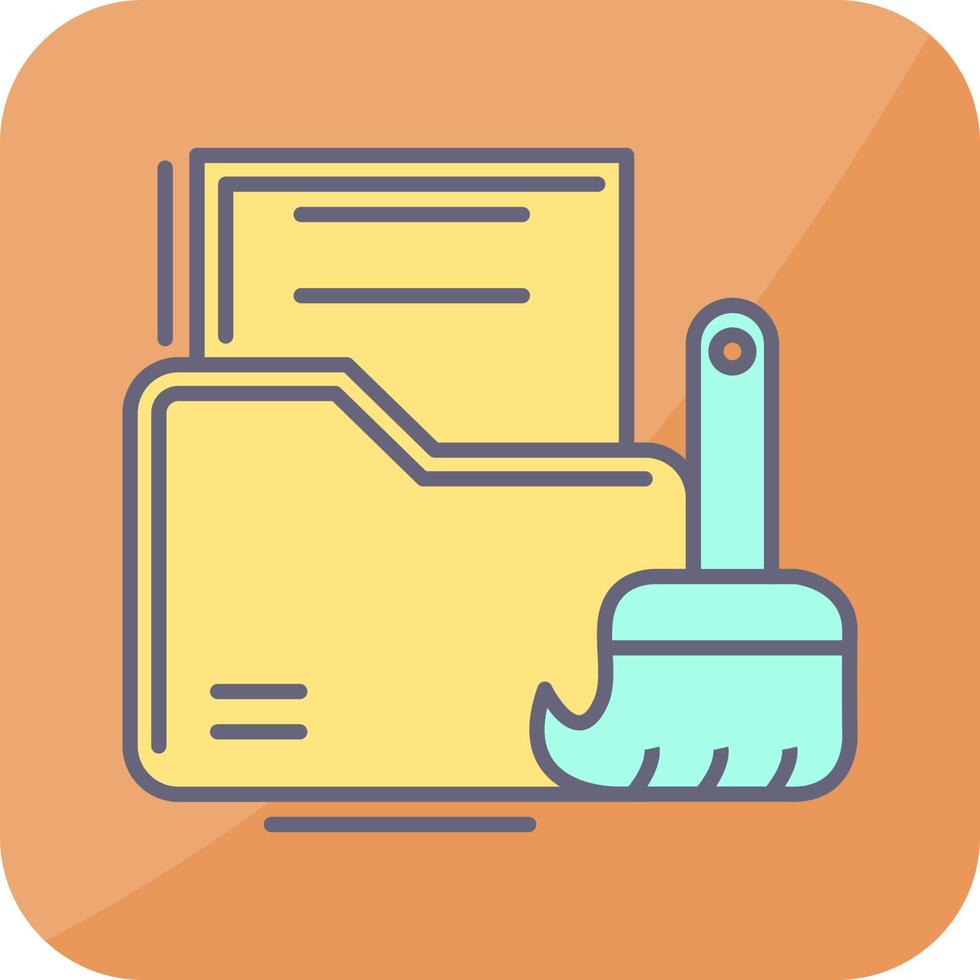Data Cleaning Vector Icon