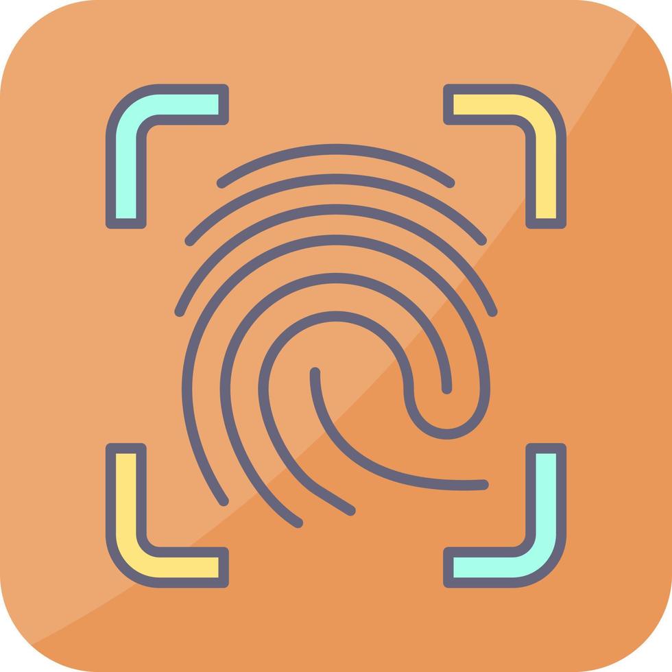 Finger Print Vector Icon