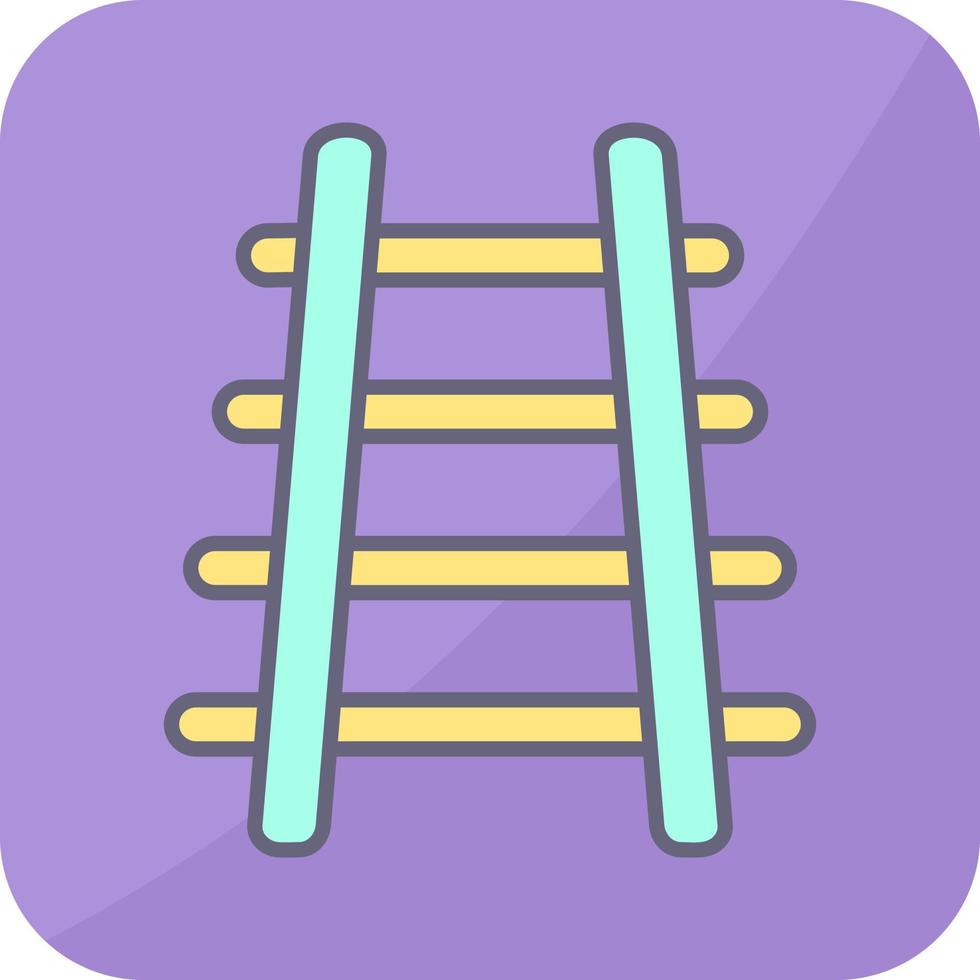 Train Tracks Vector Icon