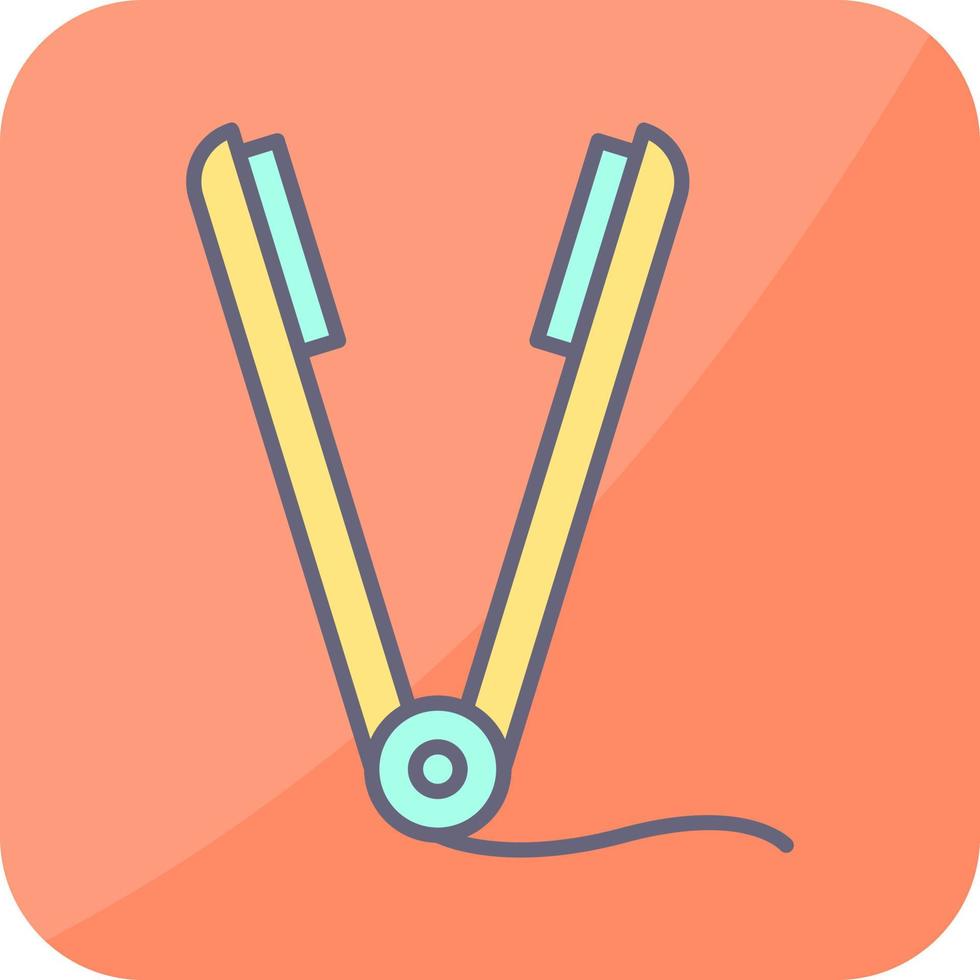 Straightener Vector Icon