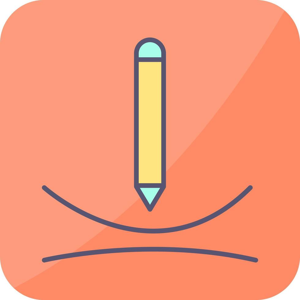 Draw Curve Vector Icon