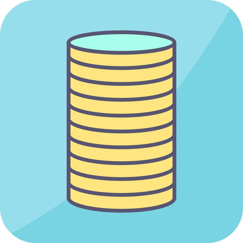 Stack of Coins Vector Icon