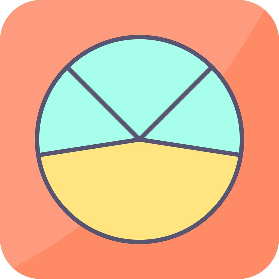 Pie Chart Analysis Vector Icon