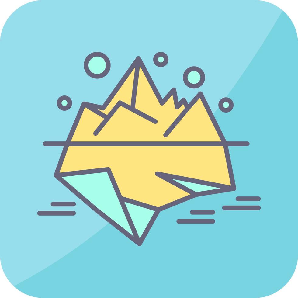 Iceberg Vector Icon