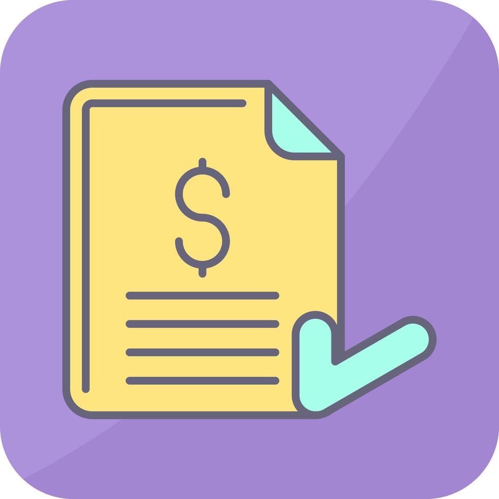 Invoice Vector Icon