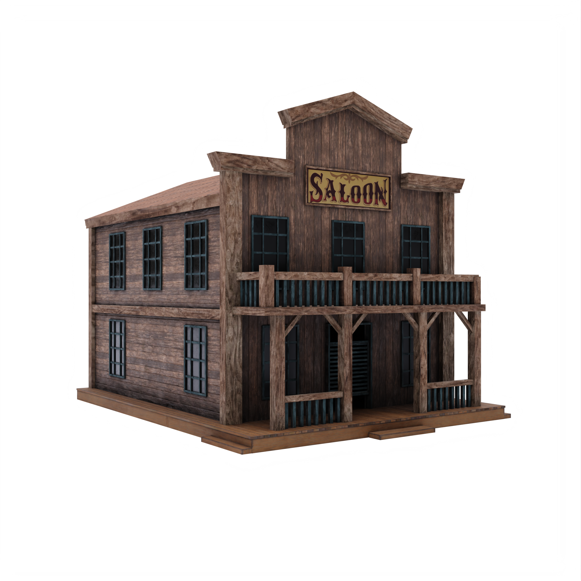 3d Wild West Saloon Building 18757148 PNG
