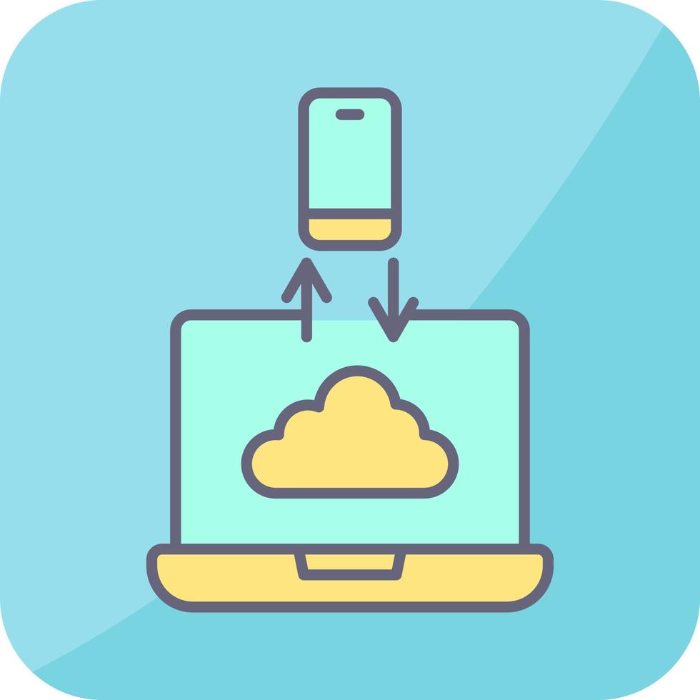 Data Transfer Vector Icon