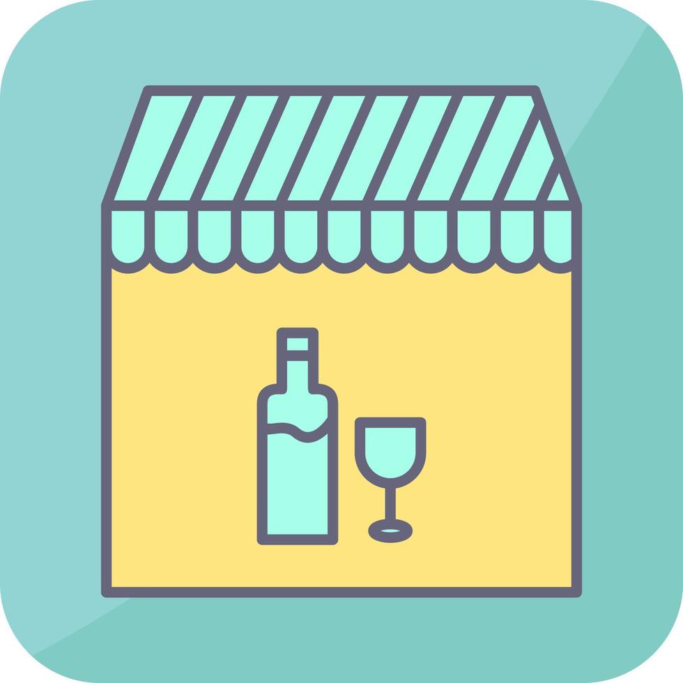 Unique Cafe and Bar Vector Icon