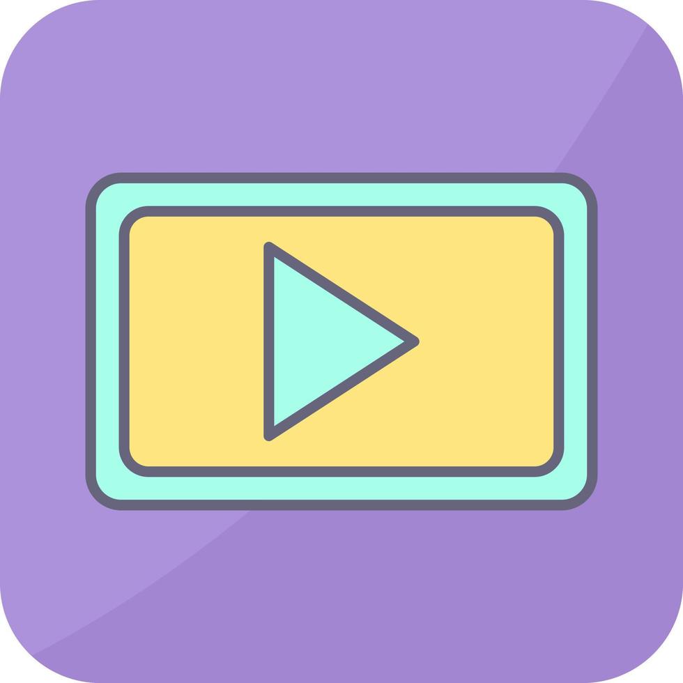 Unique Video Communication Vector Icon
