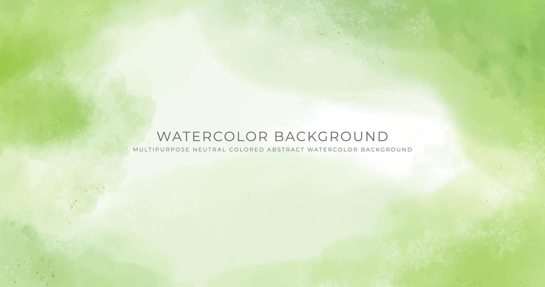 Abstract horizontal watercolor background. Neutral light colored empty space background illustration vector