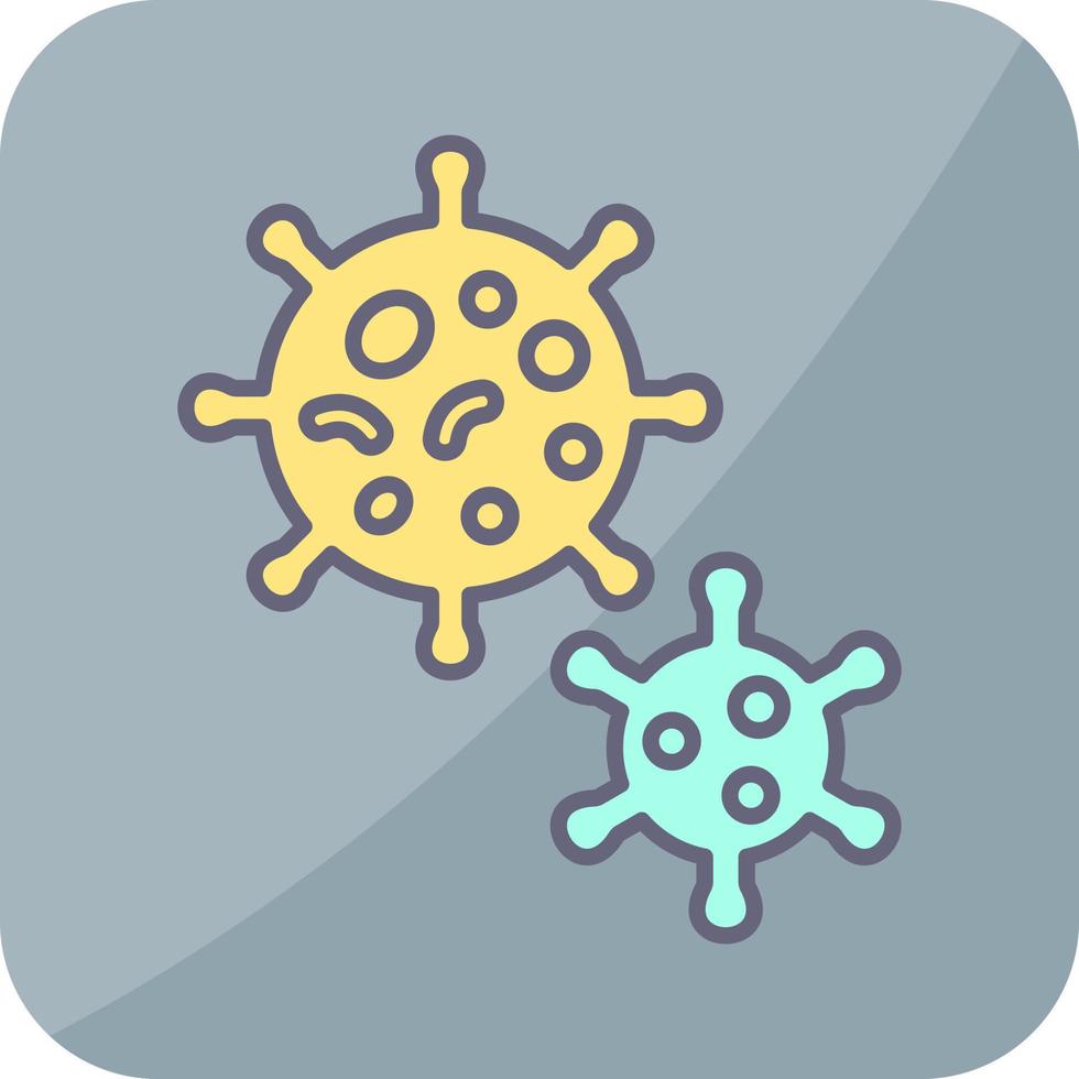 icono de vector de virus