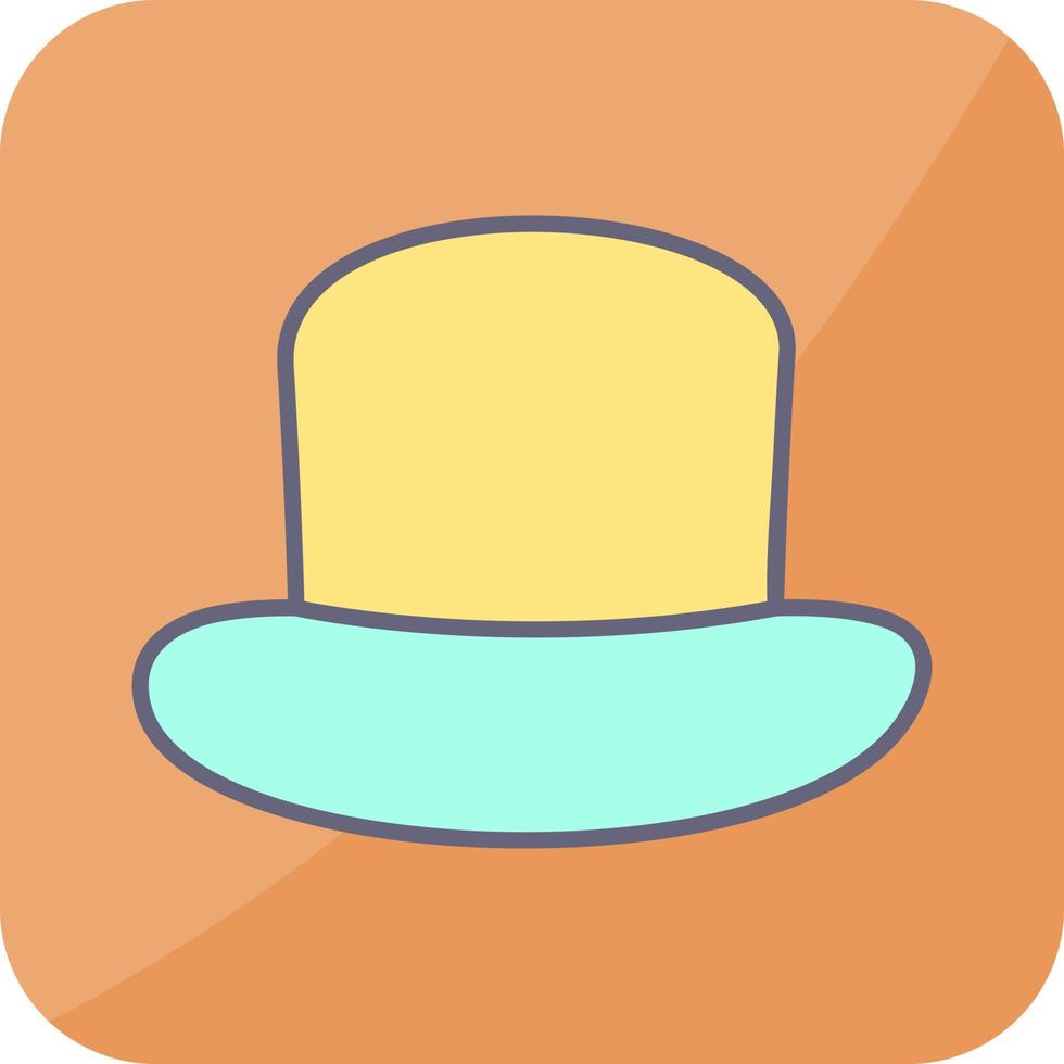 icono de vector de sombrero