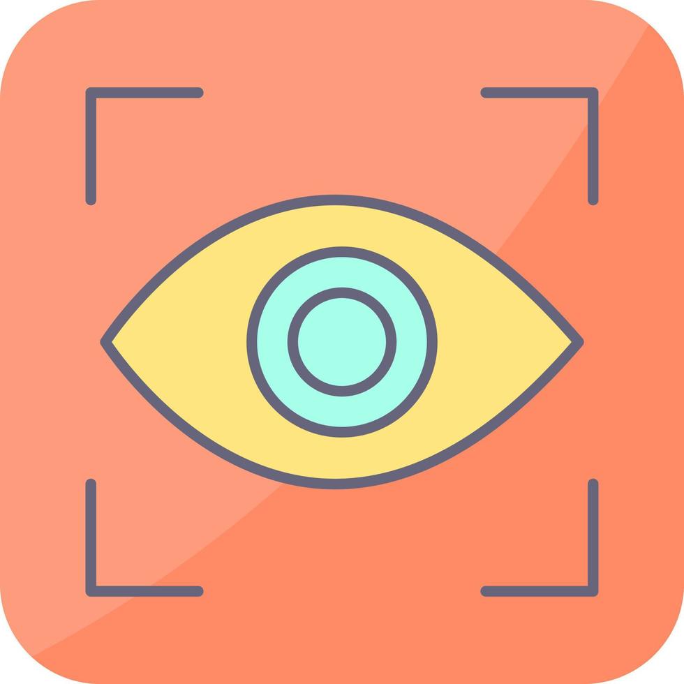 Eye Scan Vector Icon