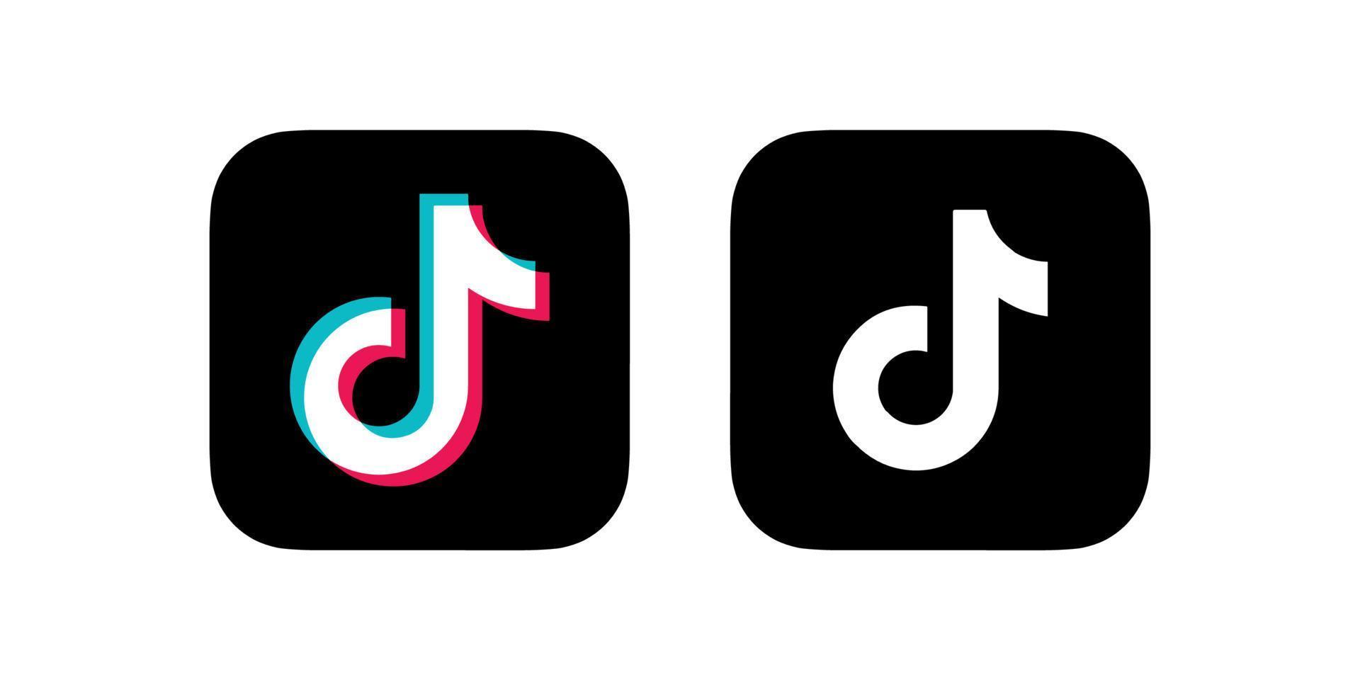 Tiktok logo vector, Tiktok symbol, Tiktok icon free vector