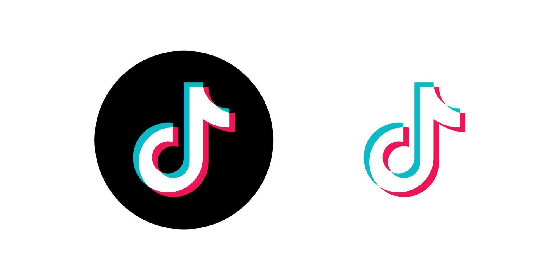 Tiktok logo vector, Tiktok symbol, Tiktok icon free vector