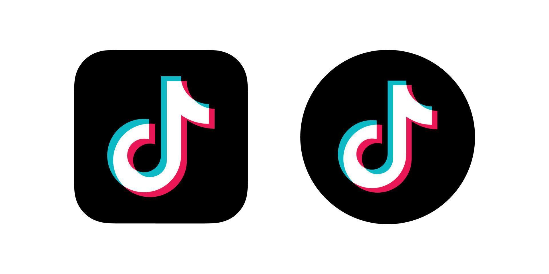 Tiktok logo vector, Tiktok symbol, Tiktok icon free vector