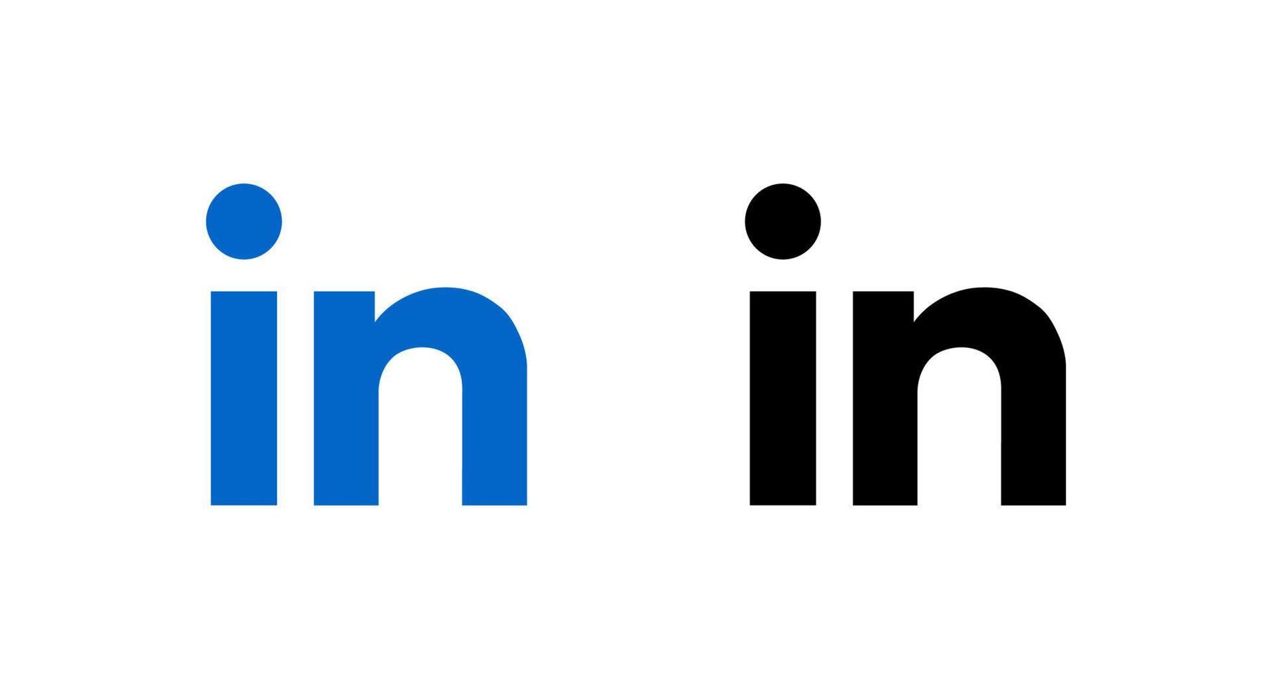 Linkedin logo vector, Linkedin symbol, Linkedin icon free vector