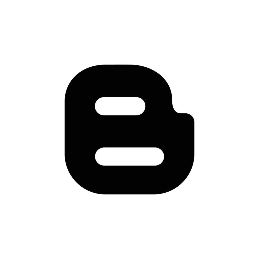 Blogger logo, Blogger icon free vector