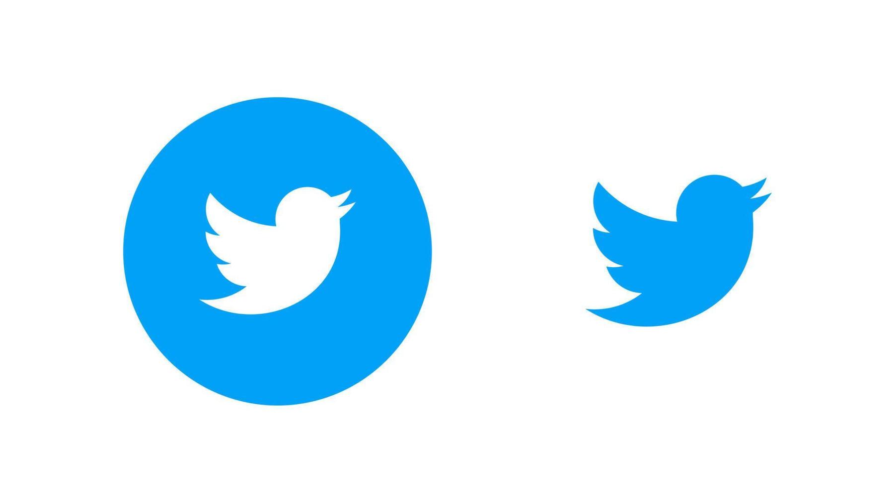 Twitter logo, Twitter icon vector, Twitter symbol free vector