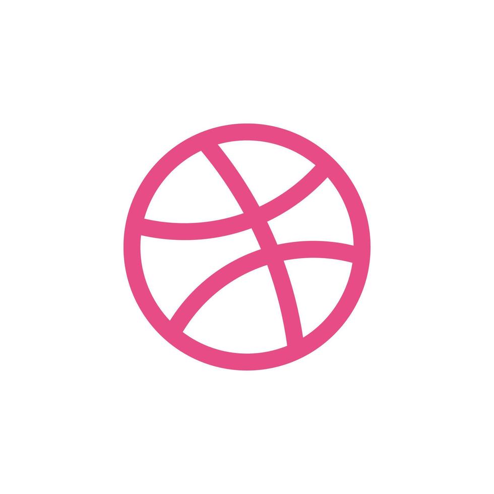 logo de dribbble, icono de dribbble vector gratis