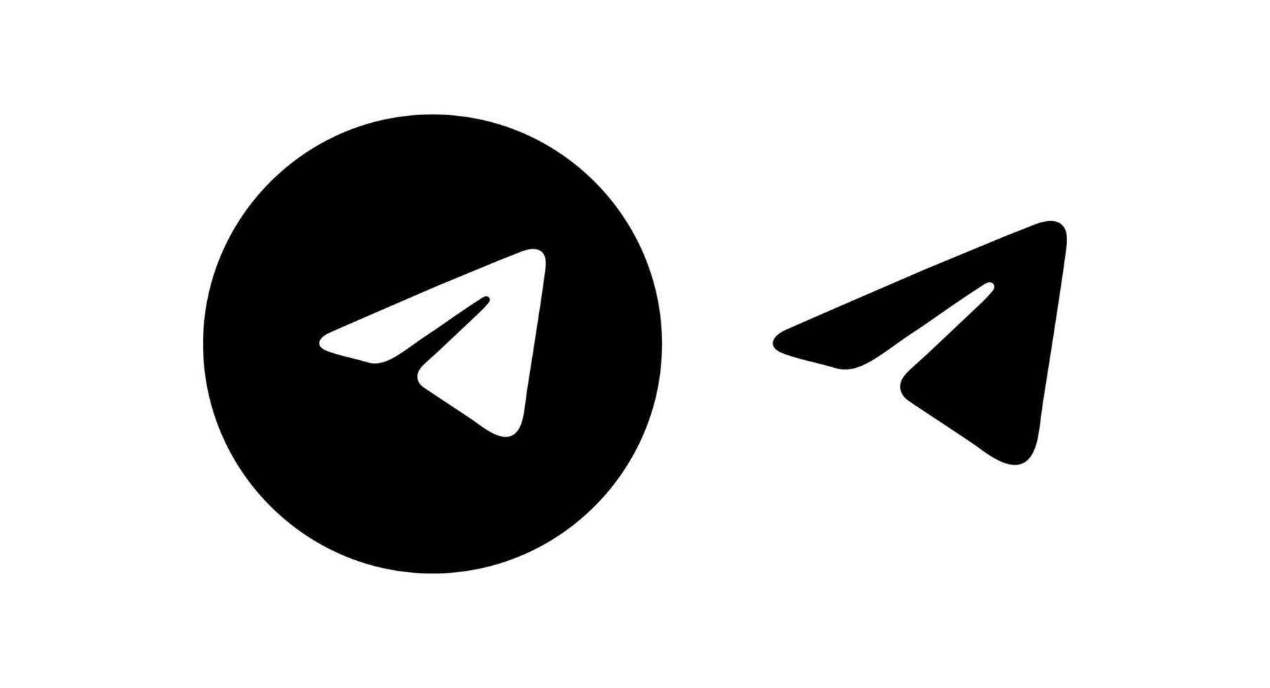 telegrama logo vector, telegrama icono vector libre