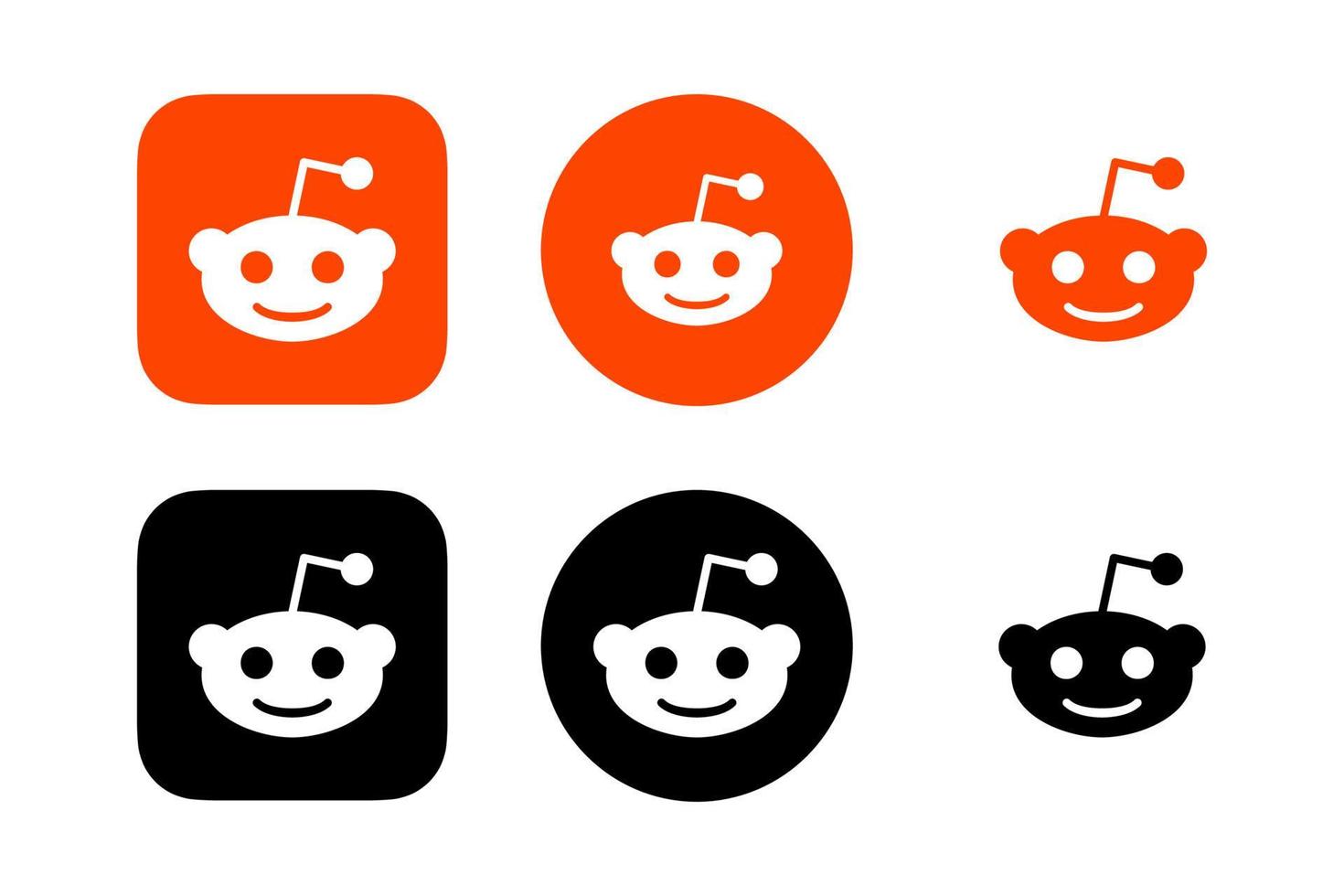 logotipo de reddit, símbolo de reddit, icono de reddit vector gratis