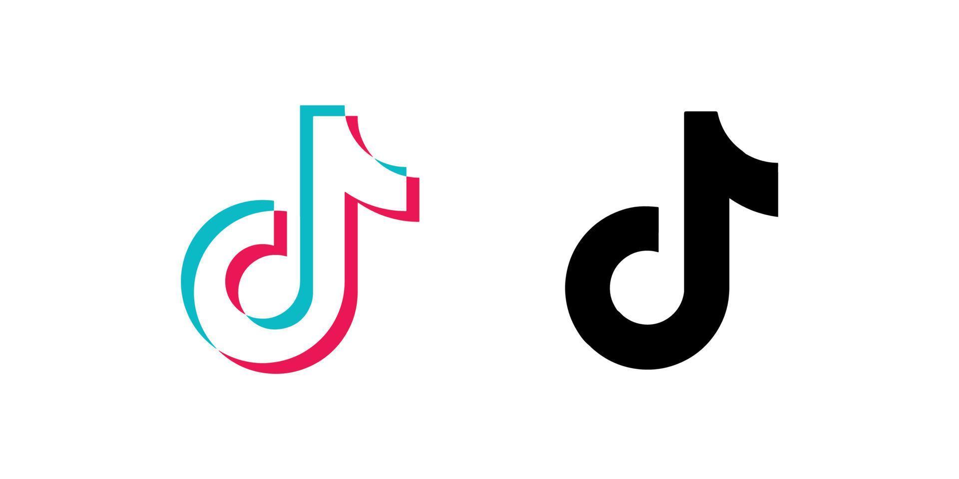 Tiktok logo vector, Tiktok symbol, Tiktok icon free vector