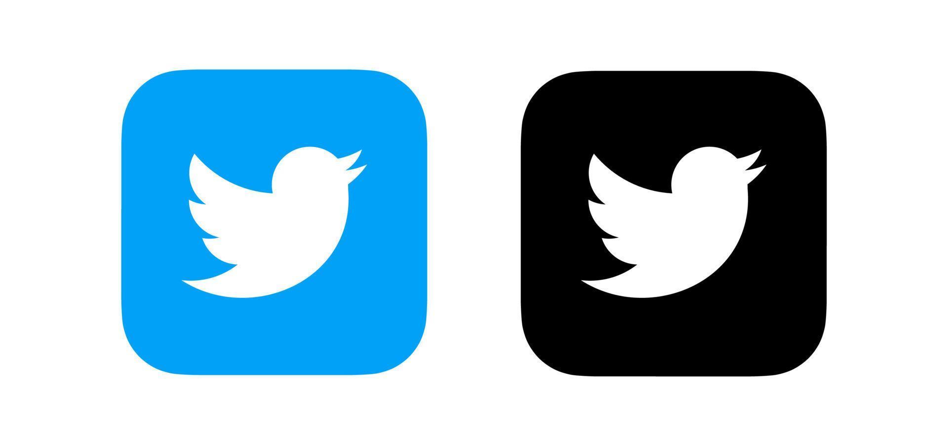 logotipo de twitter, vector de icono de twitter, vector libre de símbolo de twitter