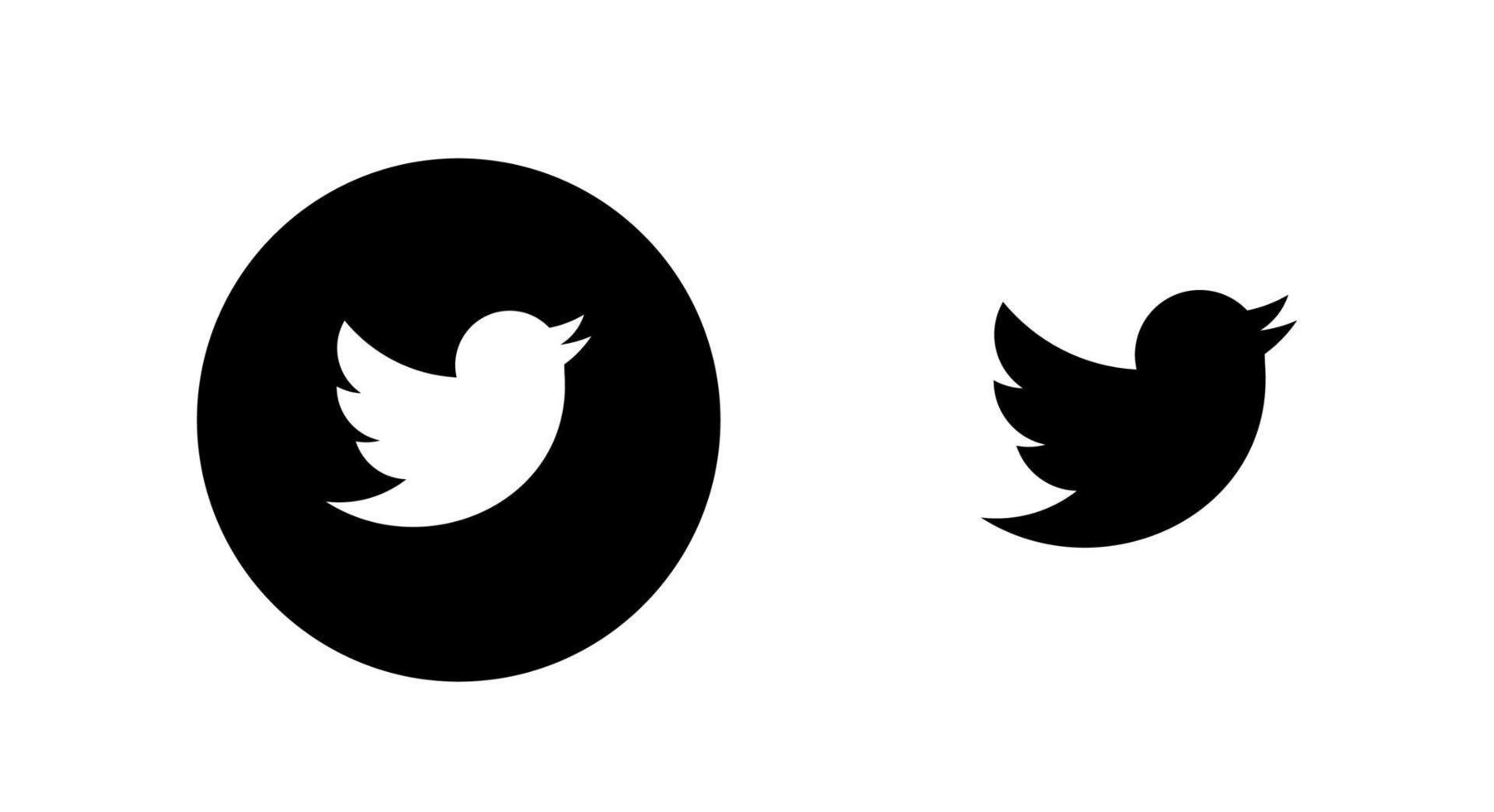 logotipo de twitter, vector de icono de twitter, vector libre de símbolo de twitter