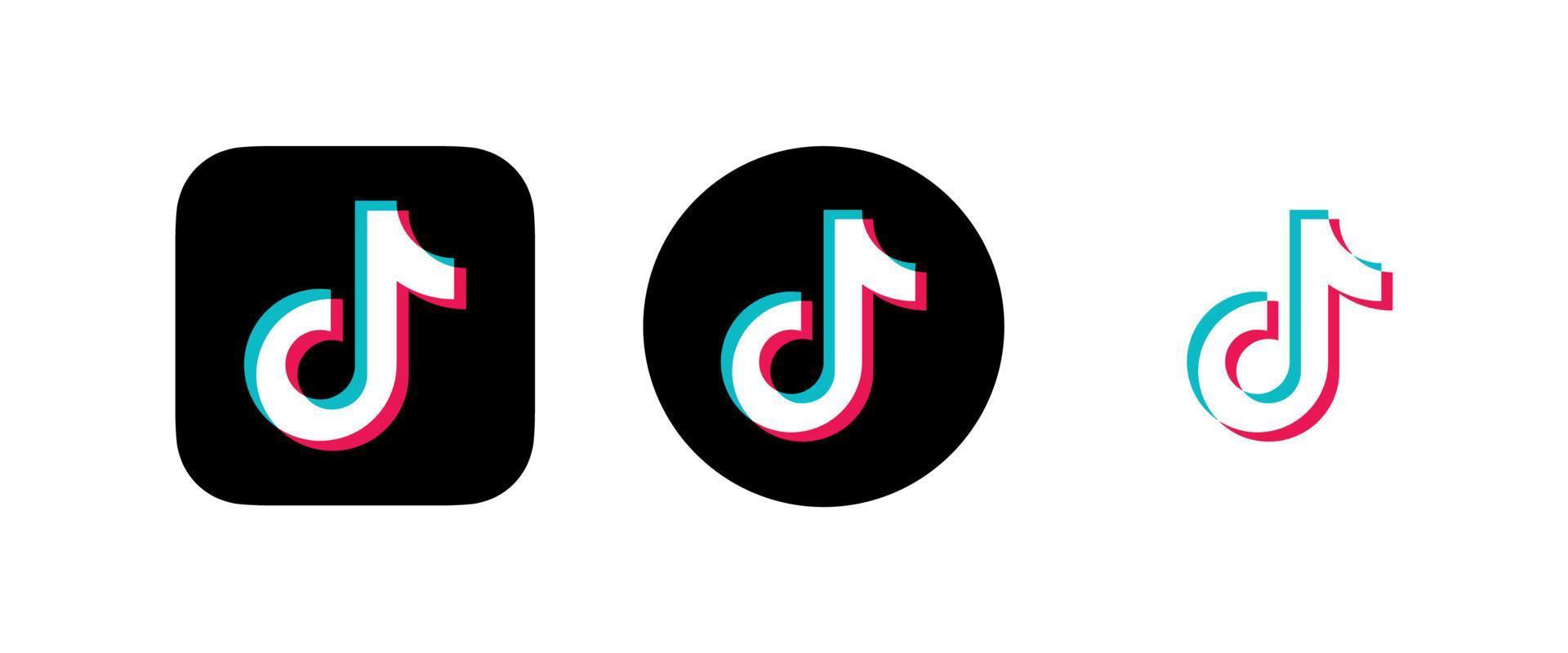 Tiktok logo vector, Tiktok symbol, Tiktok icon free vector