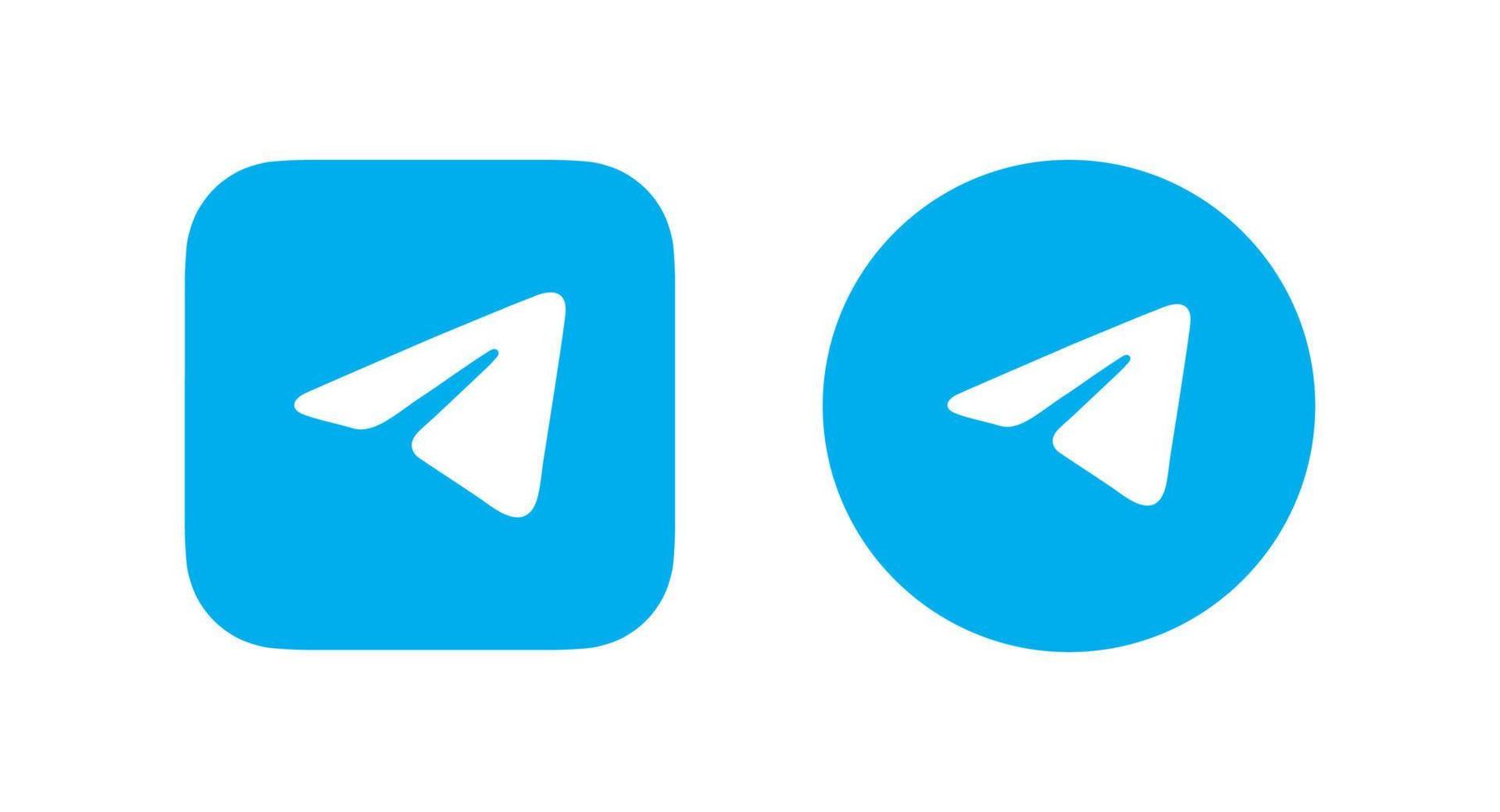 Telegram logo vector, Telegram icon free vector