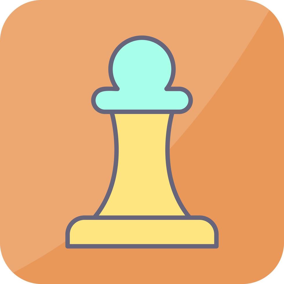Unique Pawn Vector Icon