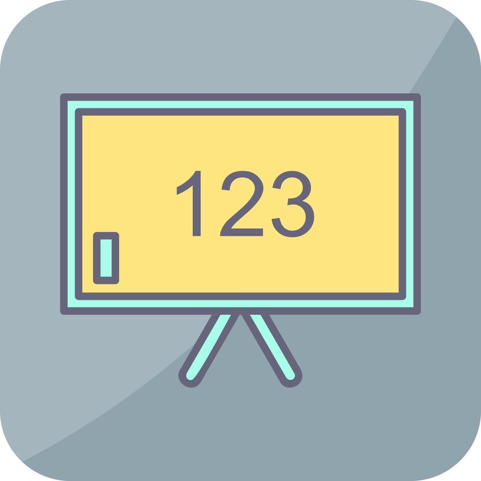 Unique Classroom Board Vector Icon