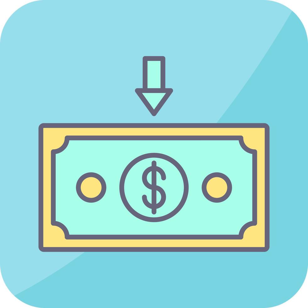 Money Down Vector Icon
